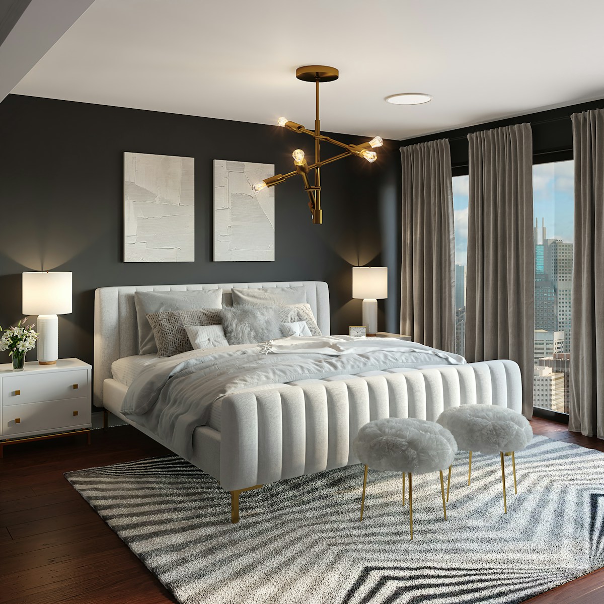 Interior Bedroom Sora Residence